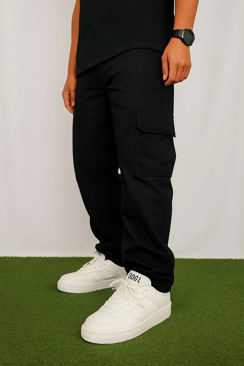 Calça Cargo Masculina Larga Skatista streetwear