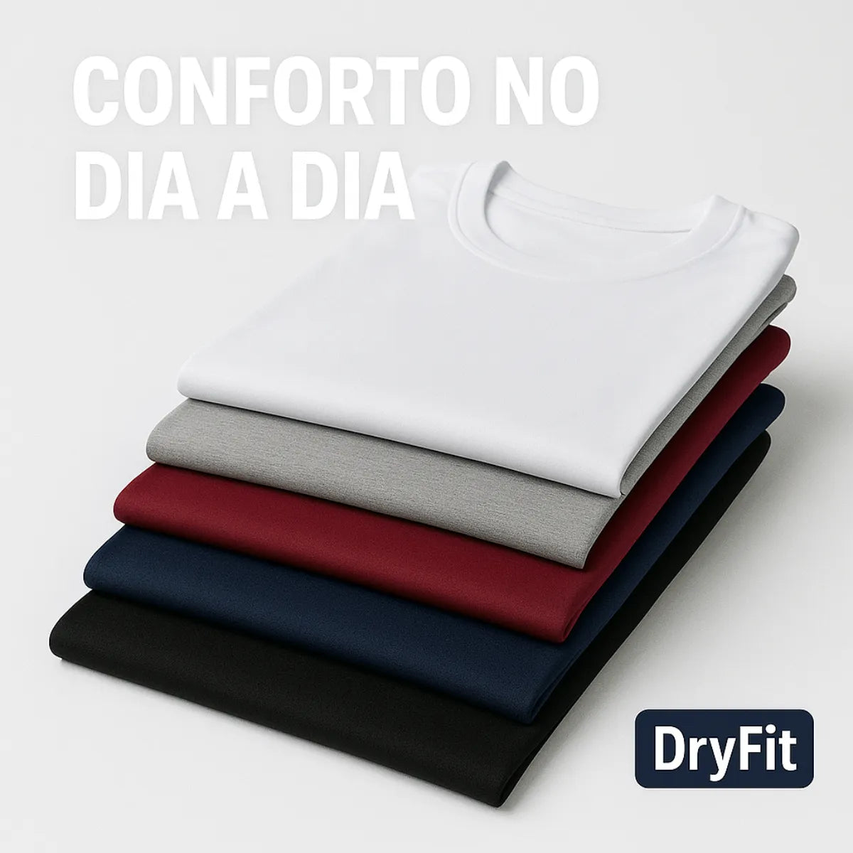 Kit 5 Camisa Masculina Termica Academia Dry Fit Malha Fria