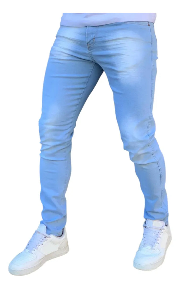 Kit 3 Calça Jeans Skinny Masculina Com Lycra Estica Muito Nf