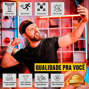 Kit 3 Camisetas Dry Fit Treino Lisa Premium Uv50+ Anti Suor