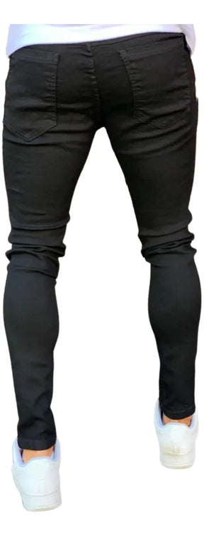 Kit 3 Calça Jeans Skinny Masculina Com Lycra Estica Muito Nf